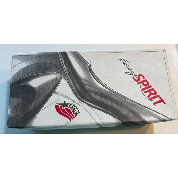 Women's Easy Spirit Brown Kid Reptile Slip On Size 9 Dress Shoe Primavera - Picture 9 of 10